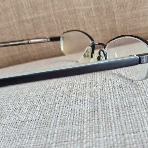 Calvin Klein Women Eyeglasses Frame Half Rim Glasses 5132MBG Black 48[]18 135 - Picture 8 of 13